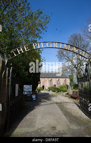 Città di Tain Scozia Vista pittoresca del Tain attraverso il tempo mostra cancello di ingresso. Foto Stock