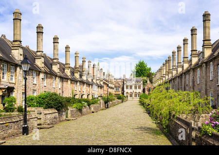 Antica via medievale - Vicari vicino, pozzi, Somerset, Regno Unito Foto Stock