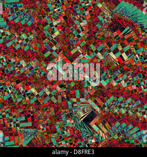 Nuovo sfondo astratto con quadrati colorati possono utilizzare come sfondo vintage Foto Stock