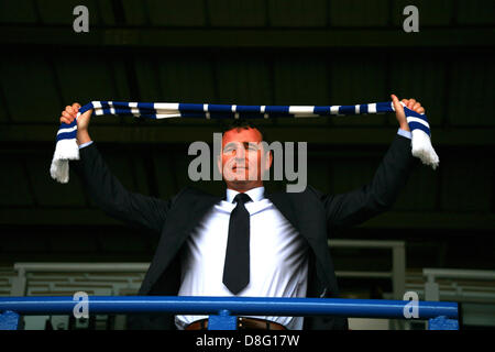 Blackburn, Regno Unito. Il 28 maggio 2013. Gary Bowyer Blackburn Rovers caretaker manager diventa il full time manager su dodici mesi del contratto di laminazione. Credito: Peter Simpson / Alamy Live News Foto Stock