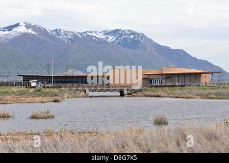 Centro Visita dell'Orso fiume uccello migratore rifugio, Utah. Foto Stock