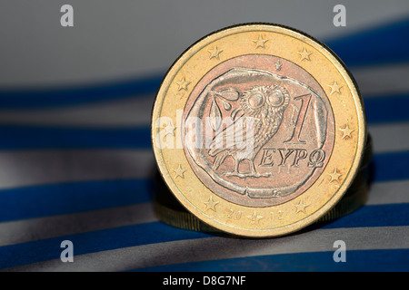 Un Euro greco Foto Stock