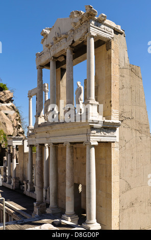 Anfiteatro romano di Plovdiv, Bulgaria Foto Stock