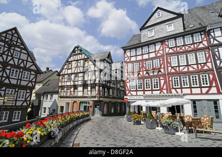 Fachwerkhaeuser storico Foto Stock