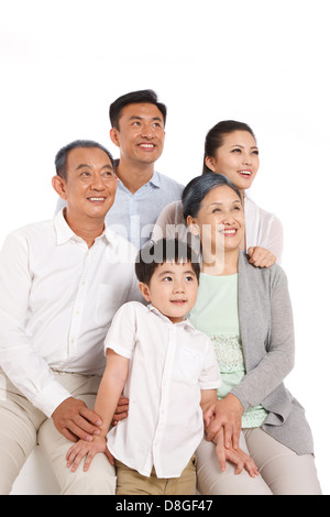 Tutta la famiglia Foto Stock