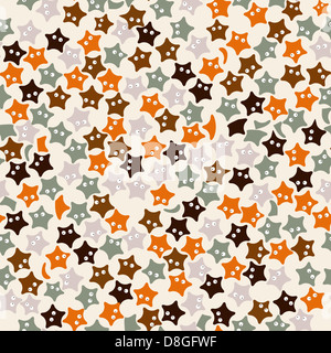 Starfish pattern Foto Stock
