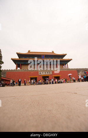 Una vista del cancello Shenwu a Pechino la Città Proibita. Foto Stock