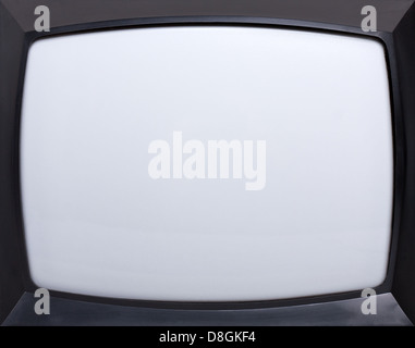 Retro dello schermo televisivo Foto Stock