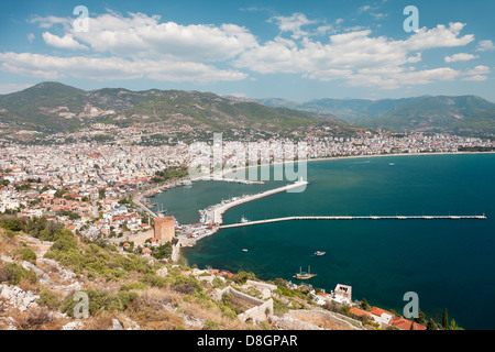 East coast beach resort di Turchia Alanya Foto Stock