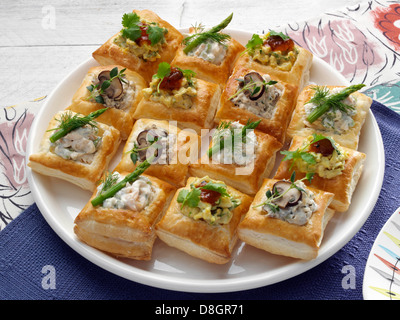 Vol au vent Foto Stock