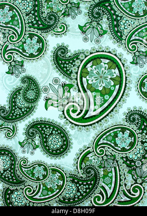 Paisley Design sfondo Texture Foto Stock