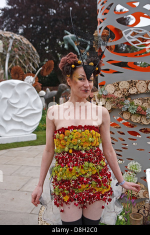 Moda al RHS Chelsea Flower Show 2013 Foto Stock