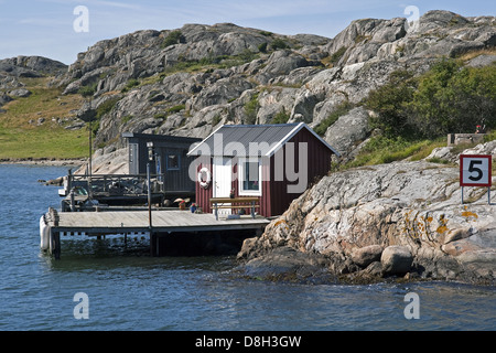 Il Boathouse svedese Foto Stock
