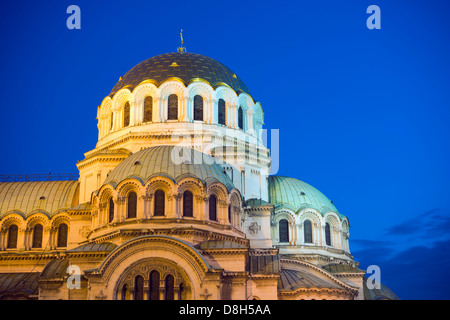 Europa, Bulgaria, Sofia, Aleksander Nevski Memorial Church Foto Stock