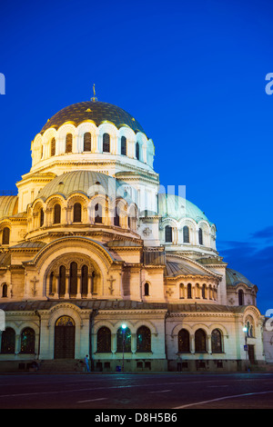 Europa, Bulgaria, Sofia, Aleksander Nevski Memorial Church Foto Stock