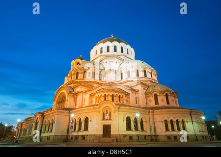 Europa, Bulgaria, Sofia, Aleksander Nevski Memorial Church Foto Stock