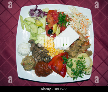 L'Europa, Bulgaria, Insalata tradizionale Foto Stock