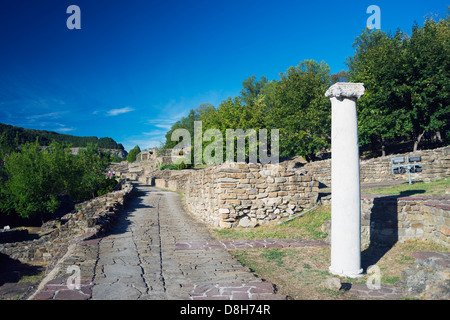 Europa, Bulgaria Veliko Tarnovo, Tsarevets Fortress Foto Stock