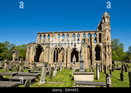 ELGIN CATHEDRAL IN PRIMAVERA UNA VISTA DA UNO DEI LATI MORAY Scozia Scotland Foto Stock