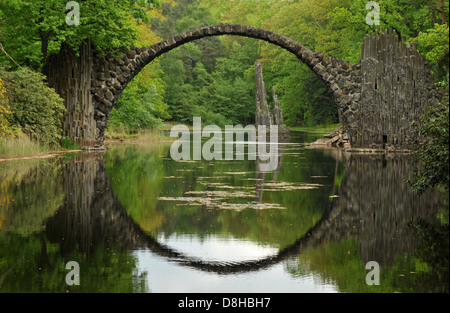 Ponte di rakotz Foto Stock