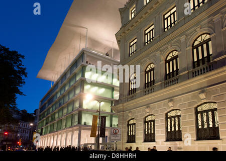 Il Museu de Arte è raffigurato in Rio de Janeiro, Brasile, 14 maggio 2013. Foto: Soeren Stache Foto Stock