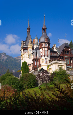 La Romania, Transilvania, Carpazi, Sinaia, il Castello di Peles, il Royal Palace Foto Stock