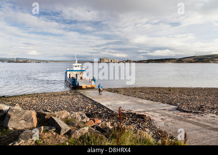 Cromarty-Nigg traghetto sul Black Isle, Scozia Foto Stock