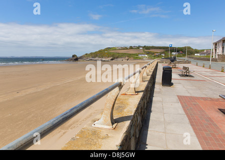 Ampia Oasi Beach St sposa la baia di Pembrokeshire in Galles Il Pembrokeshire Coast National Park. A poche miglia da Haverfordwest Foto Stock