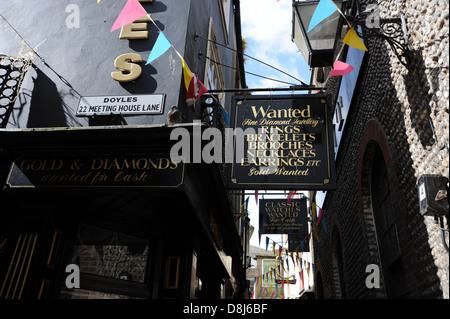 Antiquariato Doyles gioiellerie nelle corsie BRIGHTON REGNO UNITO Foto Stock