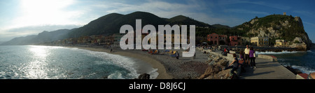 Panorama Varigotti - Liguria - Italia Foto Stock