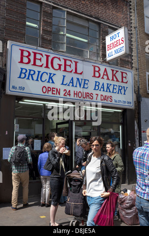 Beigel Bake Brick Lane panificio Foto Stock