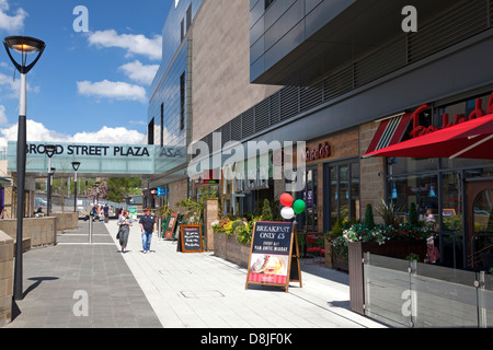 Il Broad Street Plaza complesso, Halifax, West Yorkshire Foto Stock