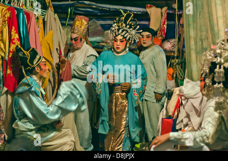 Opera Cinese,China town,Bangkok Foto Stock