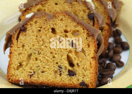 Torta cappuccino, close up Foto Stock