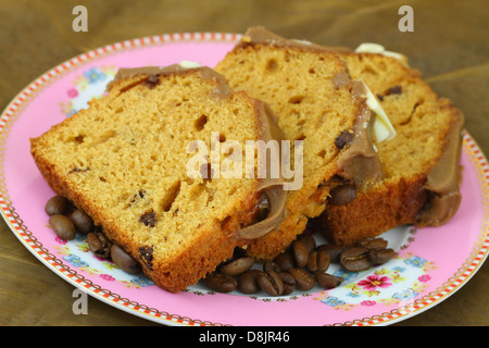 Torta cappuccino, close up Foto Stock