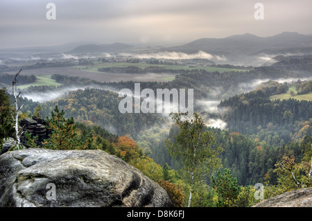 Parco nazionale di Svizzera sassone Foto Stock