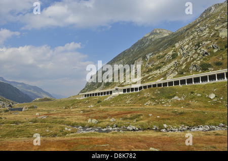 Passo del San Gottardo Foto Stock