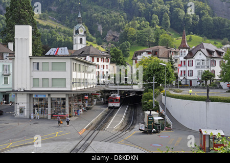 Stazione a valle Foto Stock