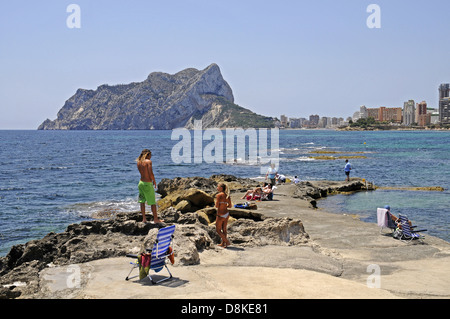 Cala Les Bassetes Foto Stock