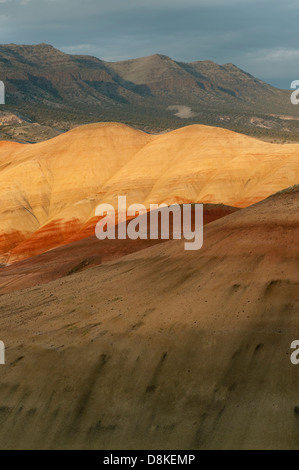 Colline dipinte e colorati di argilla in bentonite depositi, John Day Fossil Beds National Monument, Oregon centrale Foto Stock