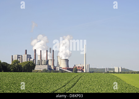 RWE brown centrali a carbone vegetale Foto Stock
