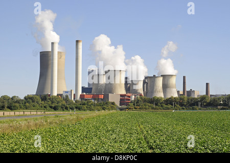 RWE brown centrali a carbone vegetale Foto Stock