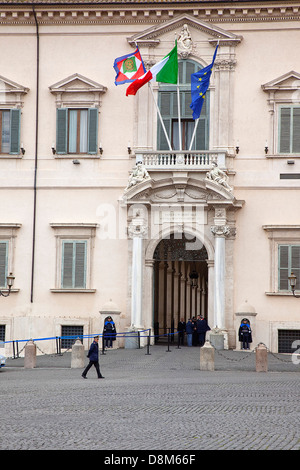 Italia Lazio Roma, Palazzo del Quirinale, residenza ufficiale del Presidente della Repubblica Italiana. Foto Stock