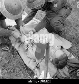 L'Esercito Britannico nel nord-ovest d'Europa 1944-45 B10558. Foto Stock