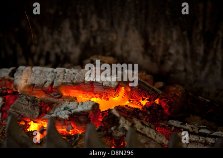 Braci ardenti Foto Stock