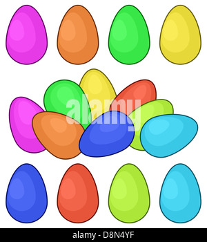 Uova di Pasqua Foto Stock