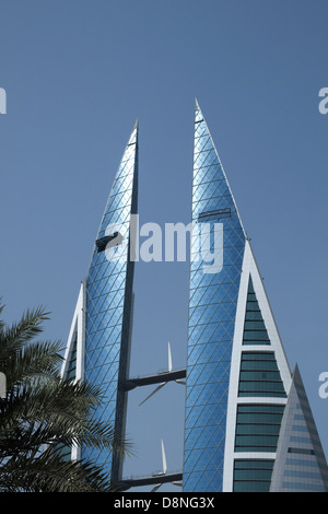 World Trade Center Complex, Manama, Regno del Bahrein, Golfo Persico Foto Stock