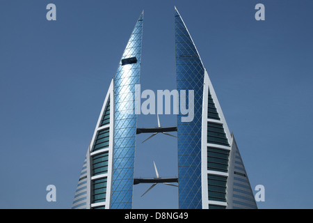 World Trade Center Complex, Manama, Regno del Bahrein, Golfo Persico Foto Stock