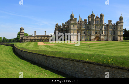 Burghley House, Stamford, Lincolnshire, Inghilterra Foto Stock