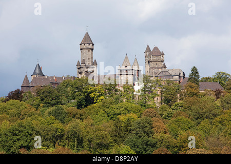 Schloss Braunfels Castello, Braunfels, Hesse, Germania, Europa Foto Stock